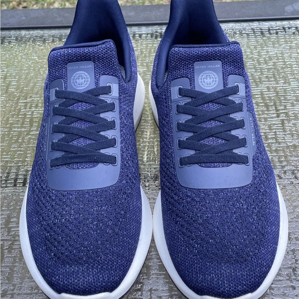 Peter Millar Men's Navy Sneakers